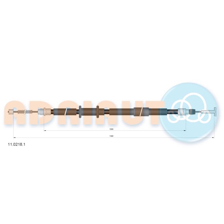 Trosas, stovėjimo stabdys ADRIAUTO 11.0218.1