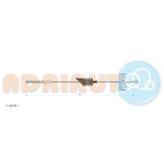 Trosas, stovėjimo stabdys ADRIAUTO 11.0219.1