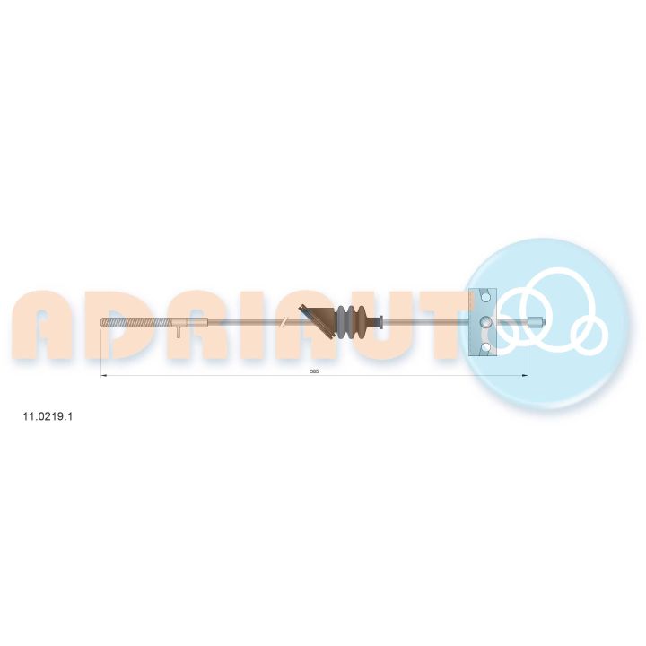Trosas, stovėjimo stabdys ADRIAUTO 11.0219.1