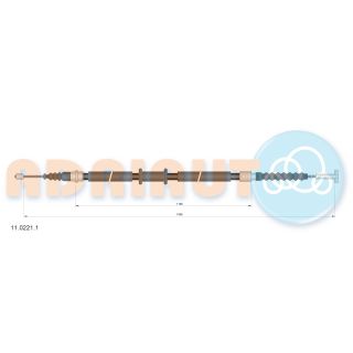 Trosas, stovėjimo stabdys ADRIAUTO 11.0221.1