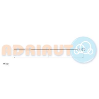 Trosas, stovėjimo stabdys ADRIAUTO 11.0223