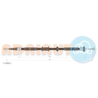 Trosas, stovėjimo stabdys ADRIAUTO 11.0232.2