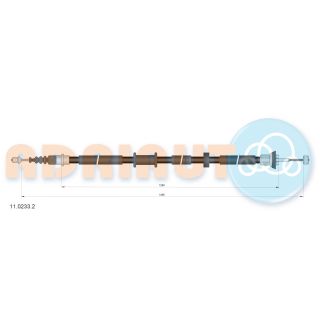 Trosas, stovėjimo stabdys ADRIAUTO 11.0233.2