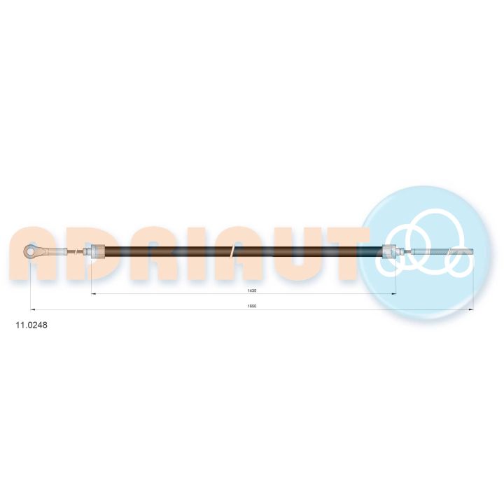 Trosas, stovėjimo stabdys ADRIAUTO 11.0248