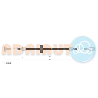 Trosas, stovėjimo stabdys ADRIAUTO 11.0253.2