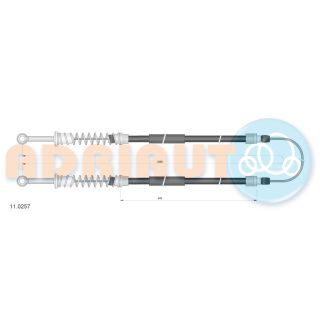 Trosas, stovėjimo stabdys ADRIAUTO 11.0257