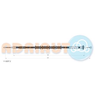 Trosas, stovėjimo stabdys ADRIAUTO 11.0257.2