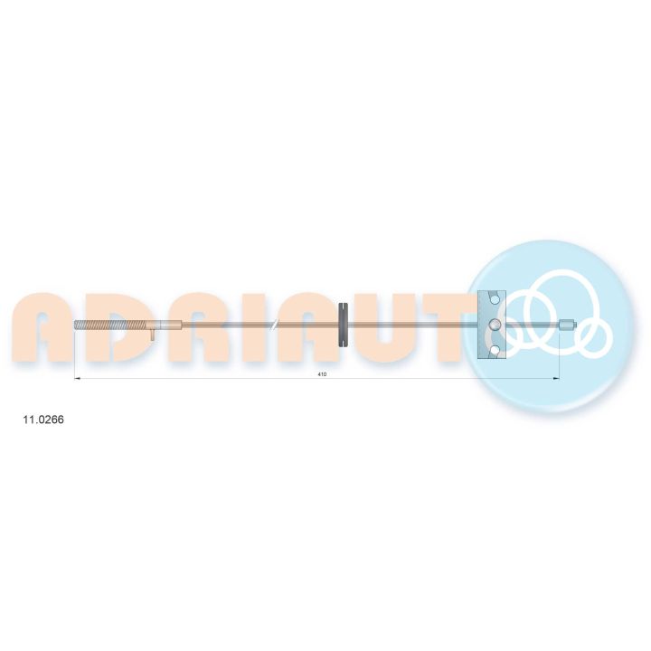 Trosas, stovėjimo stabdys ADRIAUTO 11.0266