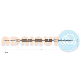 Trosas, stovėjimo stabdys ADRIAUTO 11.0267