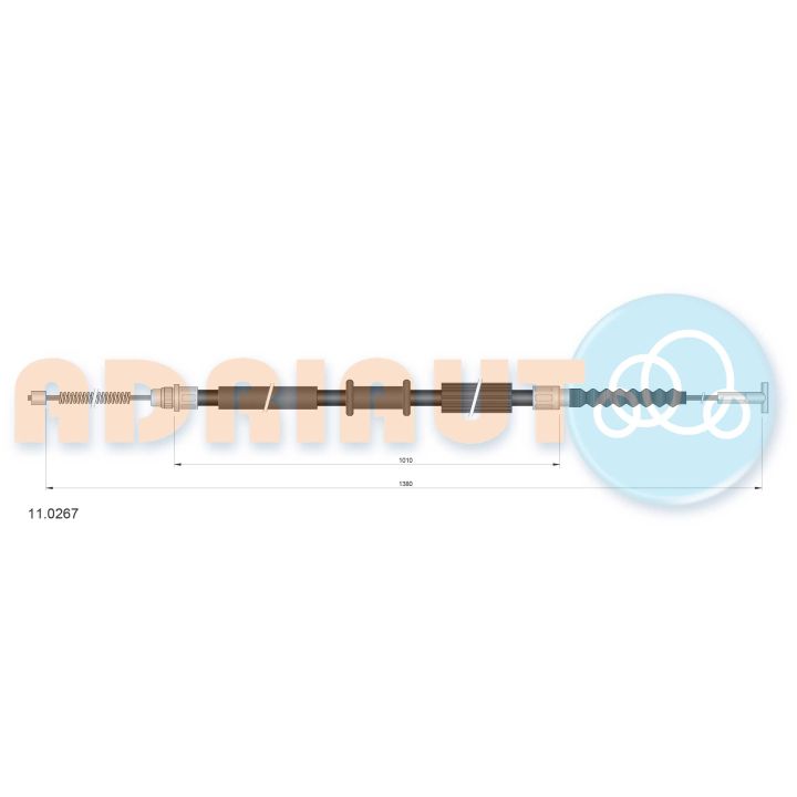 Trosas, stovėjimo stabdys ADRIAUTO 11.0267