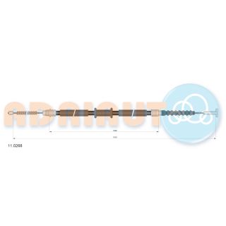 Trosas, stovėjimo stabdys ADRIAUTO 11.0268