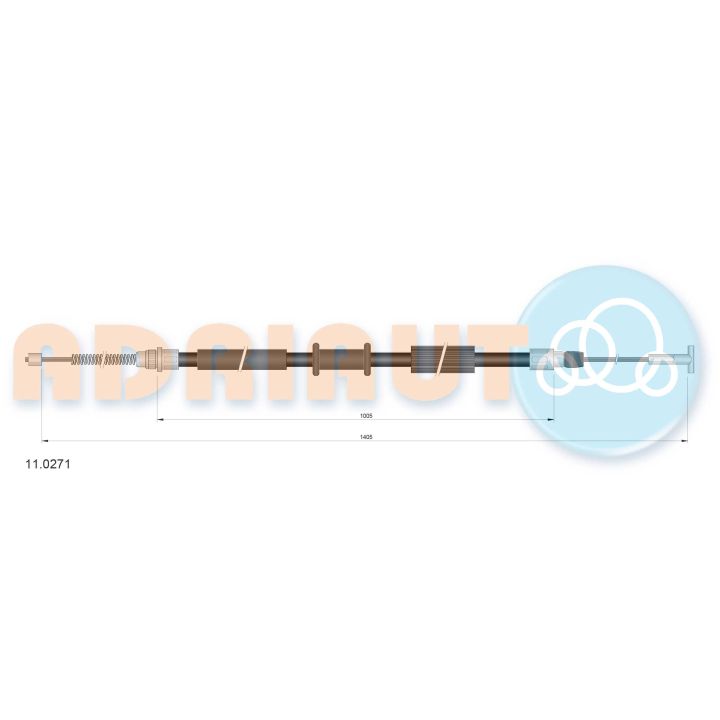 Trosas, stovėjimo stabdys ADRIAUTO 11.0271