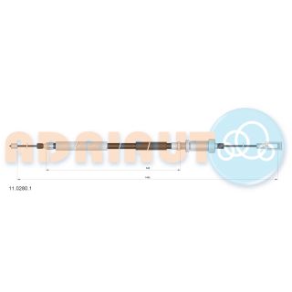 Trosas, stovėjimo stabdys ADRIAUTO 11.0280.1