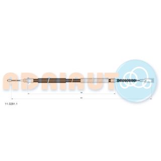 Trosas, stovėjimo stabdys ADRIAUTO 11.0281.1