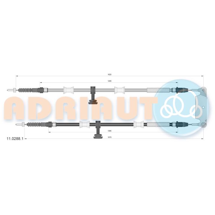 Trosas, stovėjimo stabdys ADRIAUTO 11.0288.1