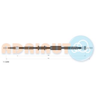 Trosas, stovėjimo stabdys ADRIAUTO 11.0289