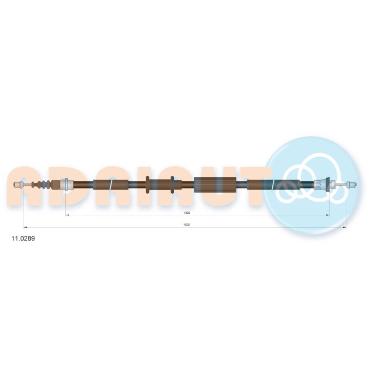 Trosas, stovėjimo stabdys ADRIAUTO 11.0289