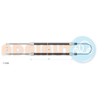 Trosas, stovėjimo stabdys ADRIAUTO 11.0296