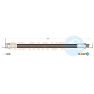 Stabdžių žarnelė ADRIAUTO 11.1213.1