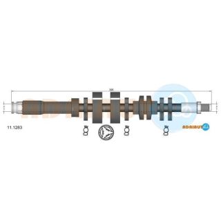 Stabdžių žarnelė ADRIAUTO 11.1283