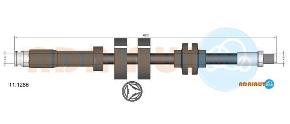 Stabdžių žarnelė ADRIAUTO 11.1286