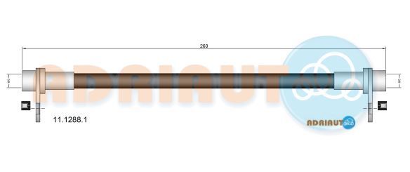 Stabdžių žarnelė ADRIAUTO 11.1288.1