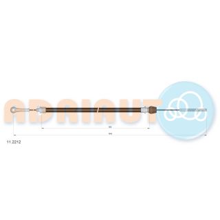 Trosas, stovėjimo stabdys ADRIAUTO 11.2212