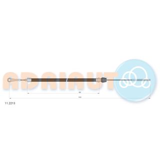 Trosas, stovėjimo stabdys ADRIAUTO 11.2213