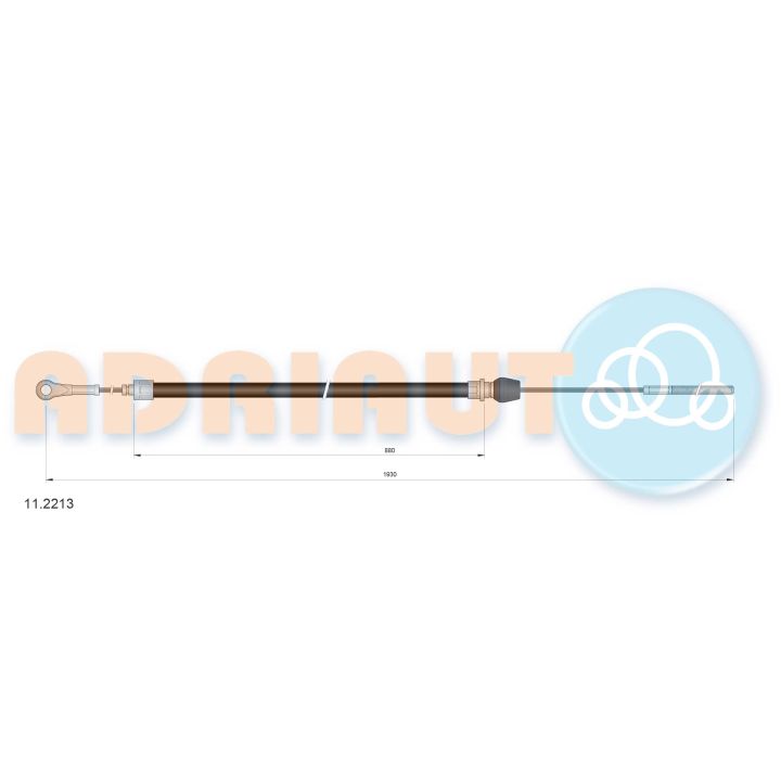 Trosas, stovėjimo stabdys ADRIAUTO 11.2213