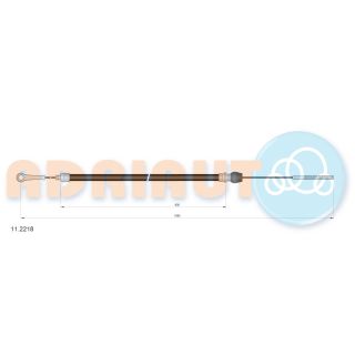 Trosas, stovėjimo stabdys ADRIAUTO 11.2218