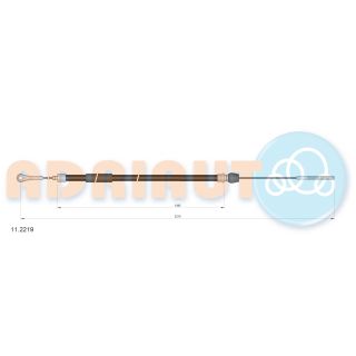 Trosas, stovėjimo stabdys ADRIAUTO 11.2219