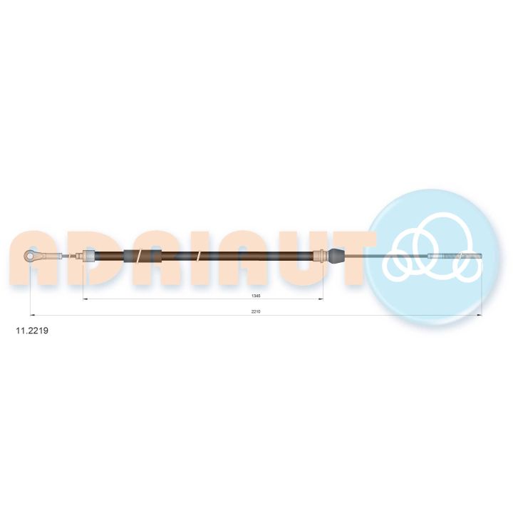 Trosas, stovėjimo stabdys ADRIAUTO 11.2219