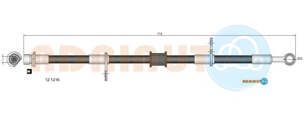 Stabdžių žarnelė ADRIAUTO 12.1216