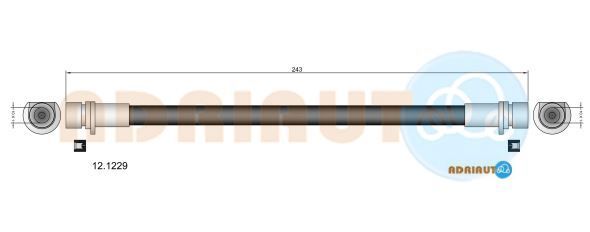 Stabdžių žarnelė ADRIAUTO 12.1229