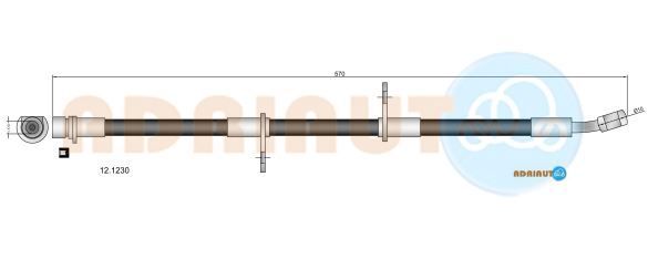 Stabdžių žarnelė ADRIAUTO 12.1230