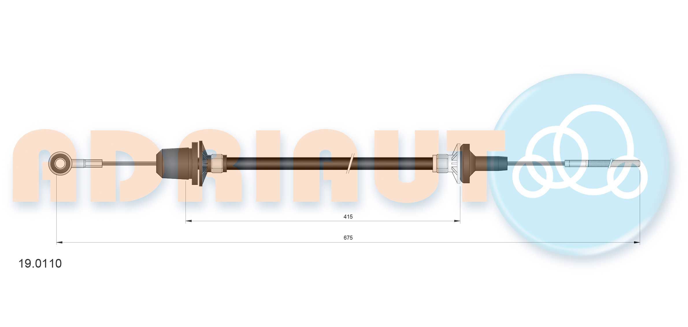 Sankabos trosas ADRIAUTO 19.0110