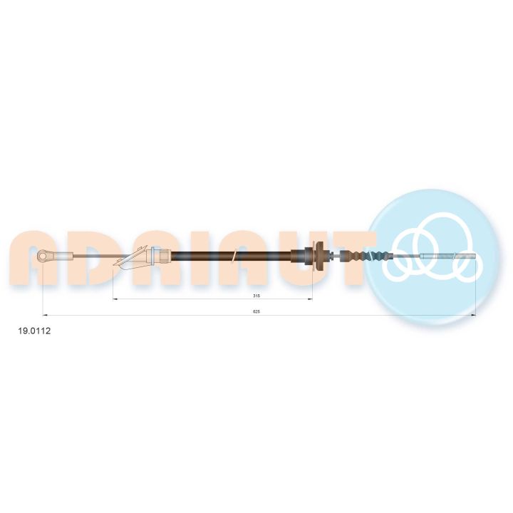 Sankabos trosas ADRIAUTO 19.0112