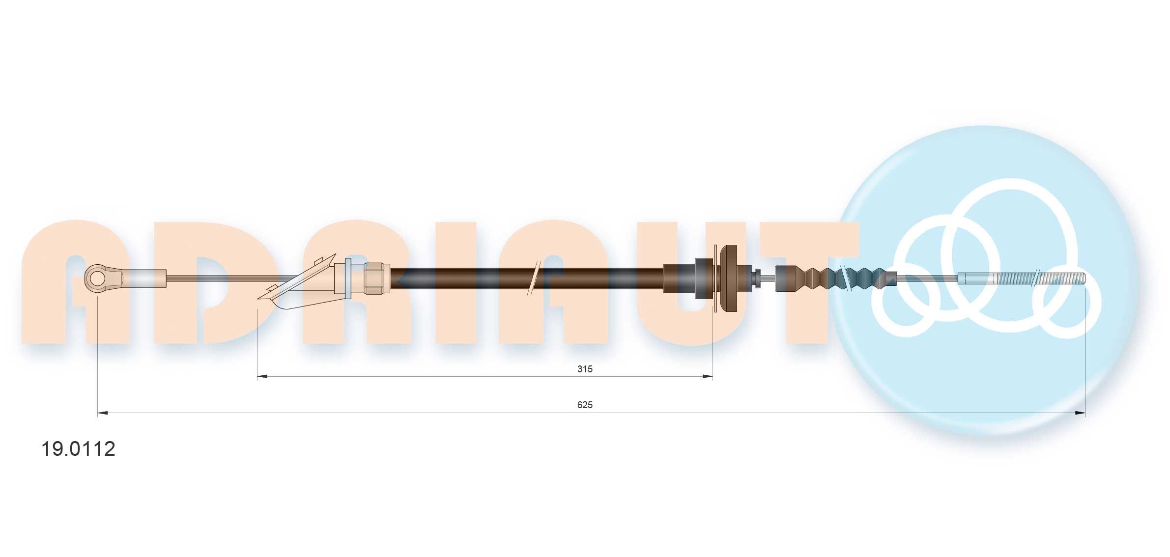 Sankabos trosas ADRIAUTO 19.0112