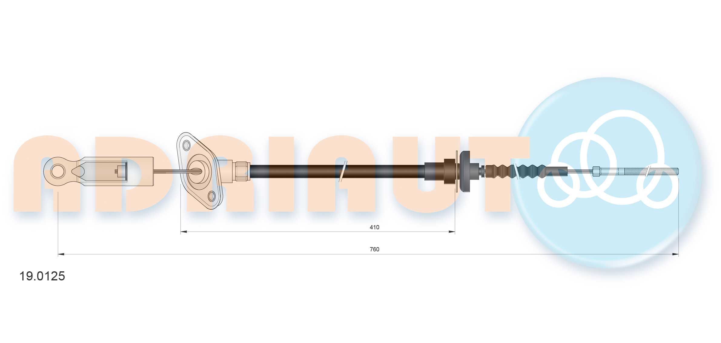 Sankabos trosas ADRIAUTO 19.0125