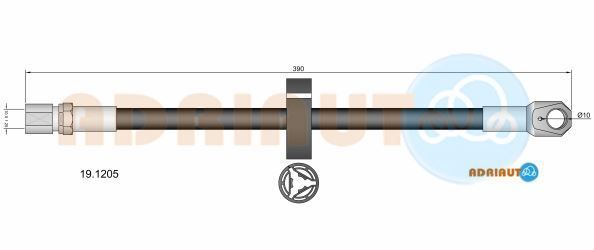 Stabdžių žarnelė ADRIAUTO 19.1205