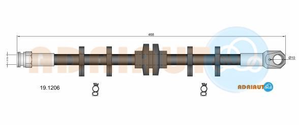 Stabdžių žarnelė ADRIAUTO 19.1206