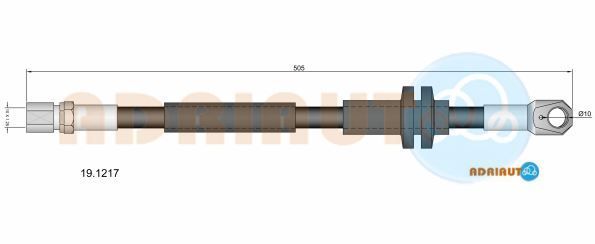 Stabdžių žarnelė ADRIAUTO 19.1217