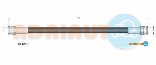 Stabdžių žarnelė ADRIAUTO 19.1243