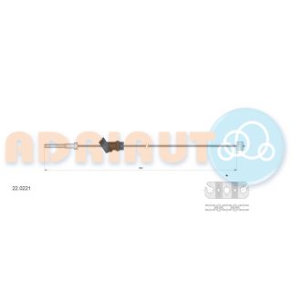 Trosas, stovėjimo stabdys ADRIAUTO 22.0221