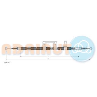 Trosas, stovėjimo stabdys ADRIAUTO 22.0242