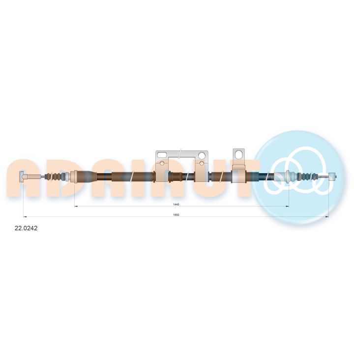 Trosas, stovėjimo stabdys ADRIAUTO 22.0242