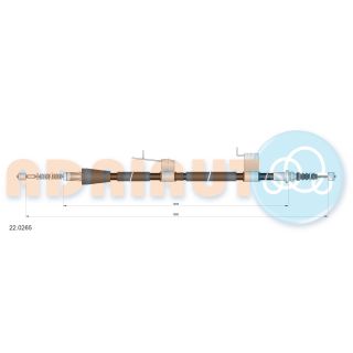 Trosas, stovėjimo stabdys ADRIAUTO 22.0265
