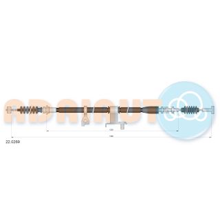 Trosas, stovėjimo stabdys ADRIAUTO 22.0269