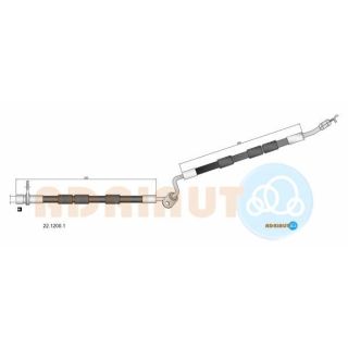 Stabdžių žarnelė ADRIAUTO 22.1200.1