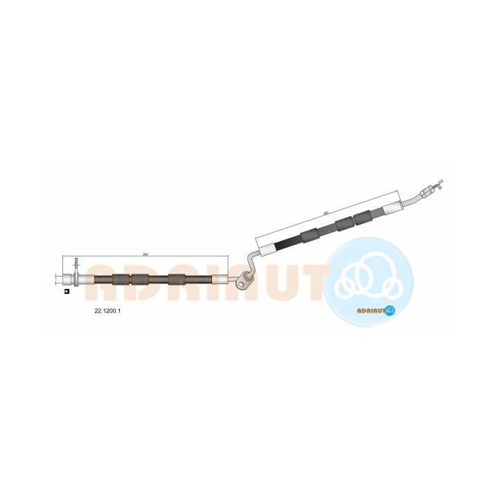 Stabdžių žarnelė ADRIAUTO 22.1200.1